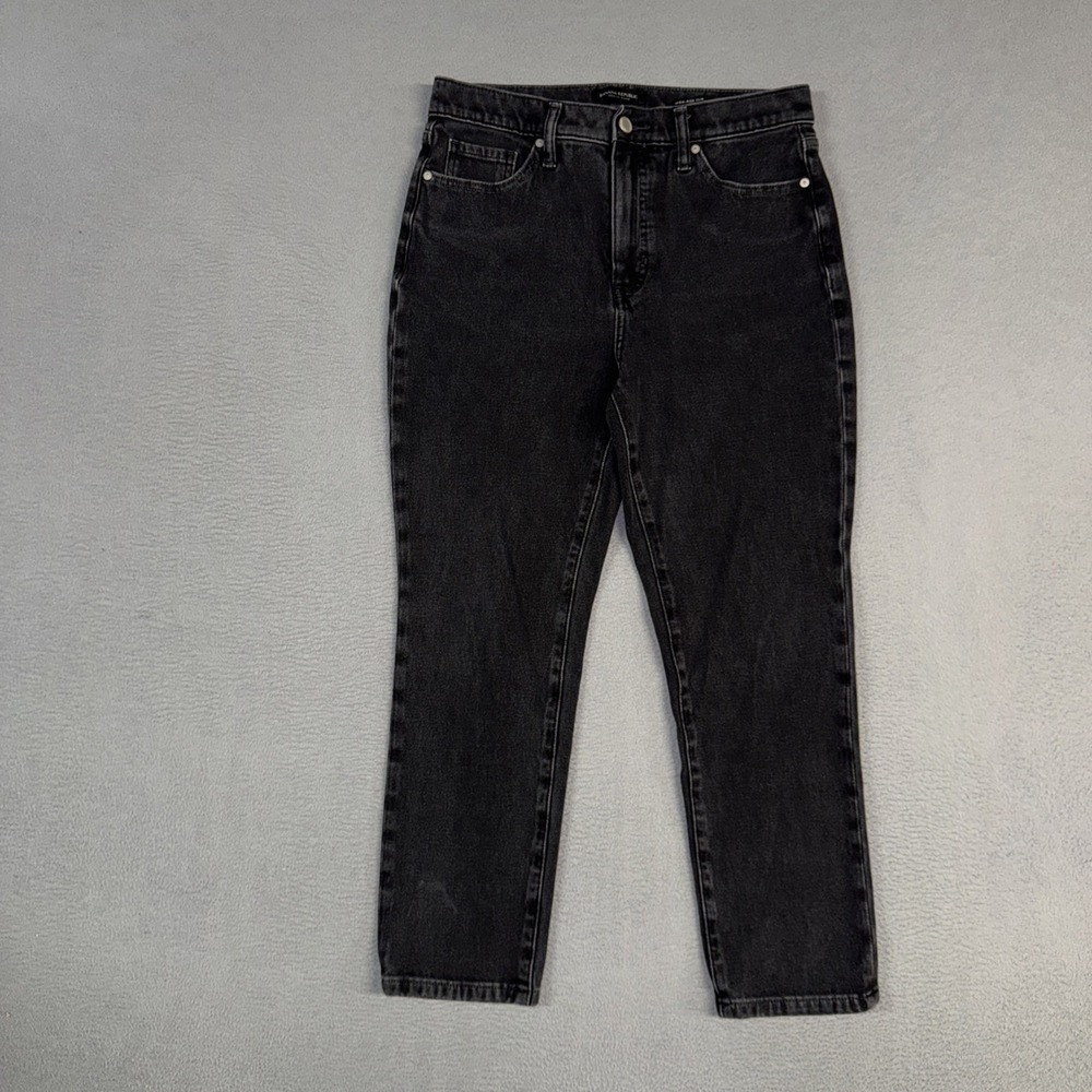 Banana Republic Jeans Womens 30 Short Black High Rise Slim Stretch Denim Cotton